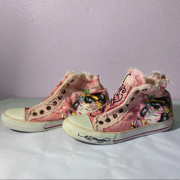 ed hardy converse shoes